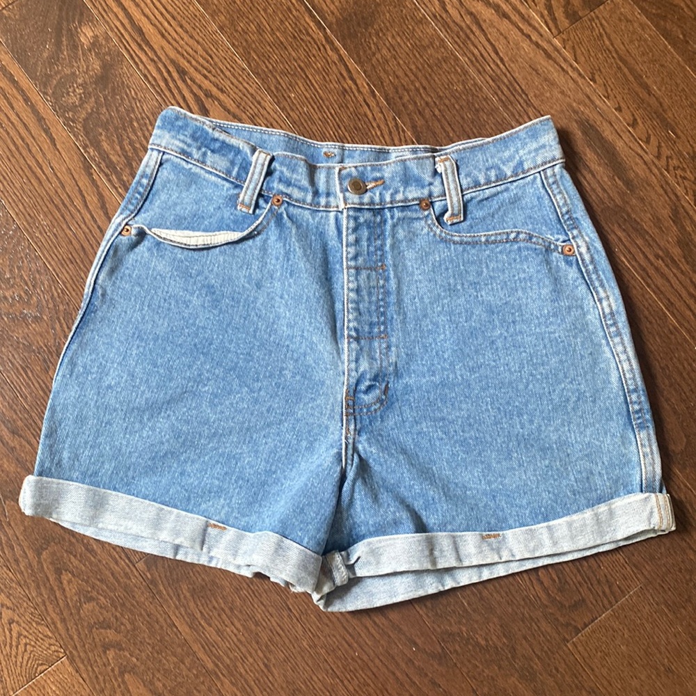 High Waisted Vintage Denim Shorts